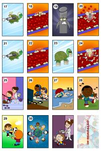 cards 17-30...lets take care of I the inhibitor! and do some physiotherapy  and enjoy video games :)